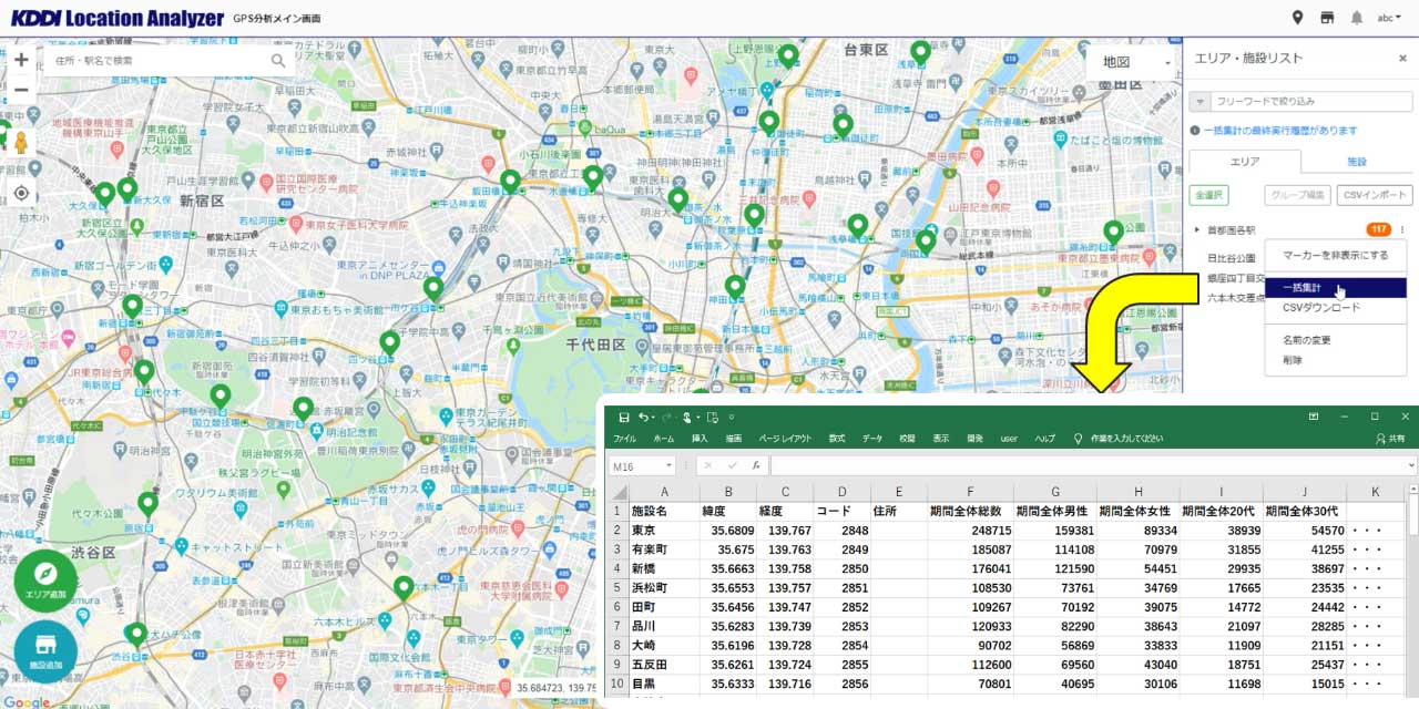 拡張集計オプション