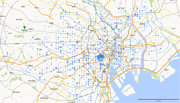 店舗来訪者居住地1