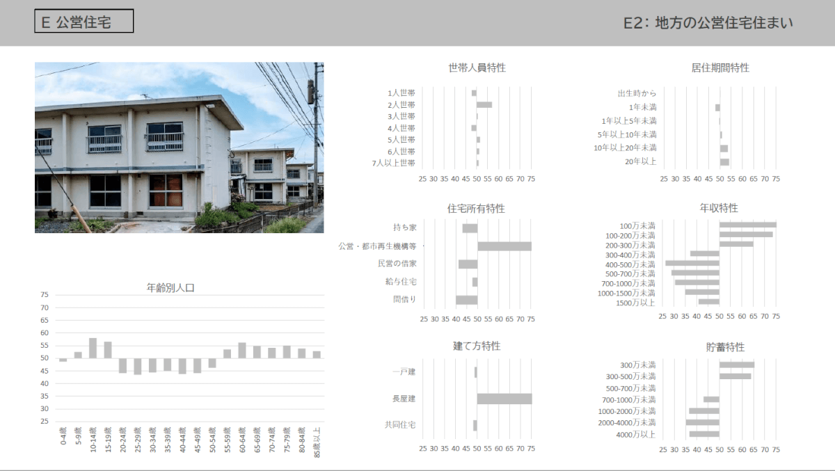 E2：「地方の公営住宅住まい」セグメントの紹介2