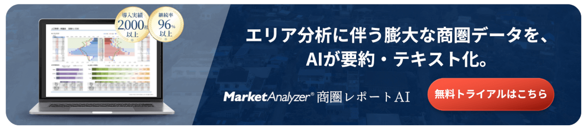 【角丸】商圏レポートAIトライアルCTA