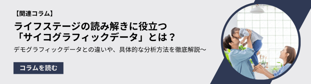 サイコグラフィックデータ紹介コラム誘導
