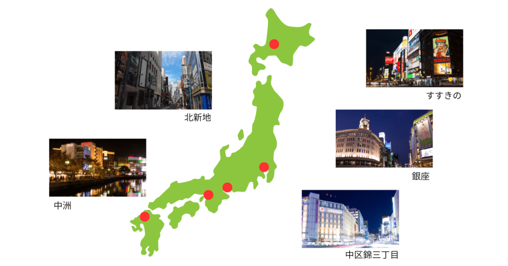 日本の主要歓楽街における夜の消費構造調査