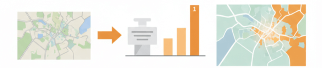 有望エリアをスコアリング