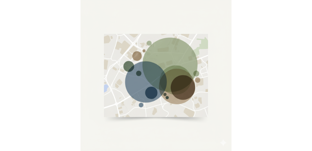 GISを活用したエリアマーケティングイメージ