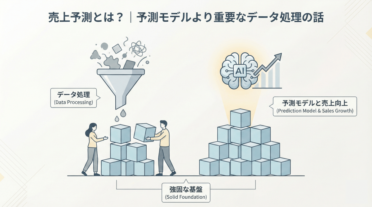 売上予測とは？｜予測モデルより重要な『データ処理』の話