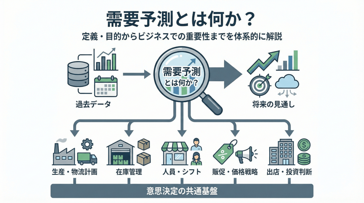 需要予測とは何か？｜定義・目的からビジネスでの重要性までを体系的に解説
