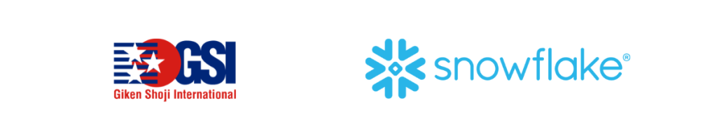 技研商事インターナショナル、snowflakeロゴ