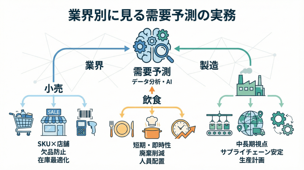需要予測業界別事例のコラム