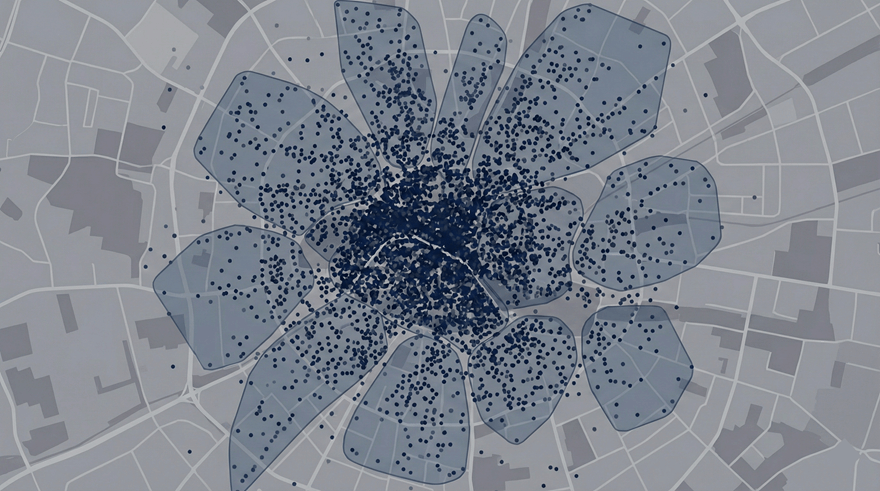 実勢商圏可視化イメージ