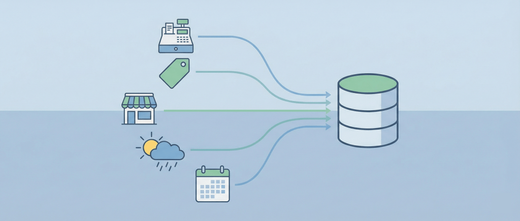 小売業で扱う主なデータ
