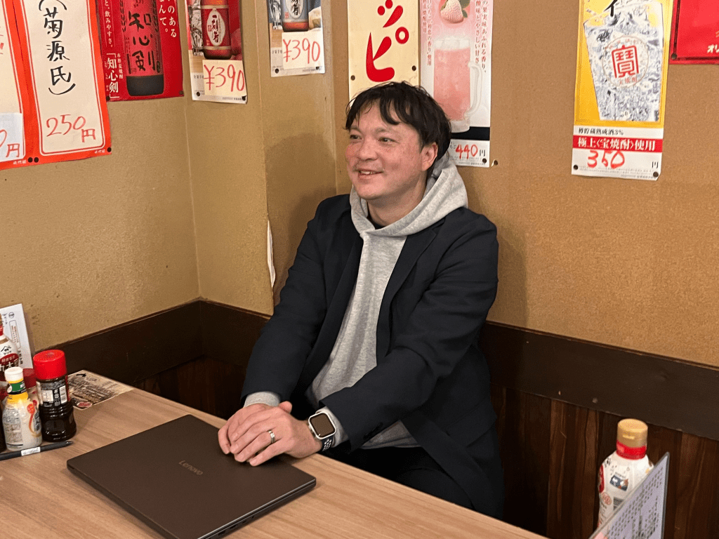 ニコラス様取材風景