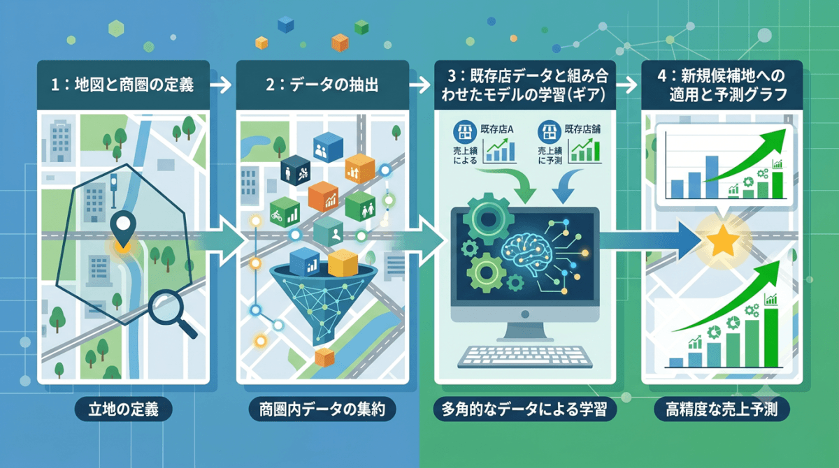 GISデータを予測モデルに組み込む実践的な4ステップ