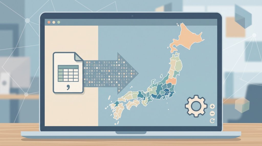  MarketAnalyzer® 5に国勢調査データをインポートして可視化